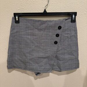 Plaid Skort